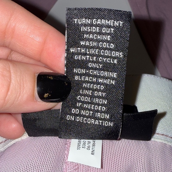 Lane Bryant The Allie Cropped Pants Pearl Stud Detail Purple Stretch Size 16 - Picture 9 of 10